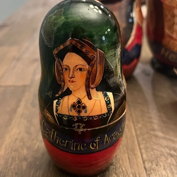 Matryoshka Vintage Russian H Clever HenryThe Eighth Wives Limited Rare-Signed